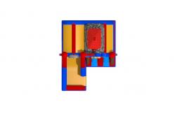 China Inflatable Combos Warehouse Inflatable Jumping Castle Combo Slide Obstacle Bouncer Jumper supplier