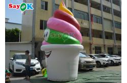 China Customized 5m  Inflatable Ice Cream Model For Festival Outdoor Advertising supplier