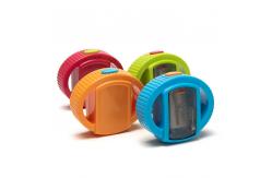 China Spring Open Cute Pencil Sharpener Geometric Shape supplier