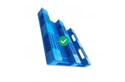 China 120x120 PE Injection Molded Plastic Pallets 1.2T Dynamic Load ISO Rectangular supplier