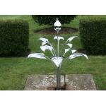 Modern Outdoor Art Stainless Steel Sculpture Fabrication Garden Flower Sculpture for sale