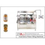 STRPACK 2-16 Heads Honey Jars and Bottles Piston Servo Motor Filling Machine For Honey Jam Glass Jars Bottle for sale
