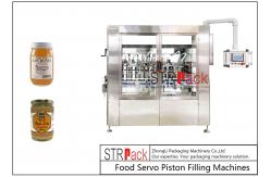 China High Precision Multihead Bottle Filling Line For Honey Sauce Cream Gel Paste supplier