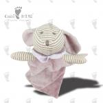 Loveable Stuffed Baby Comforter Toy Huggable Square Comforter 26 X 26cm