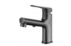 China 2 Spray Single Hole Basin Mixer Tap Pull Down Sprayer Ceramic Cartridge supplier