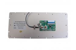 China Aluminum Alloy EMC Keyboard IP67 PS2 USB Ruggedized With 400DPI Touchpad supplier