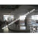 UV Protected Transparent PVC Inflatable Clear Dome / 4m Dia Clear Dome