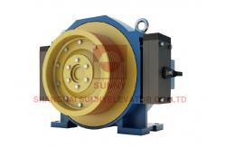 China 1.0m/S Permanent Mangent Synchronous Gearless Traction Machine Flat Tpye supplier