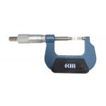 Starrett Type 0-25mm Blade Micrometer for Measuring Narrow Grooves, Keyways and Small slots