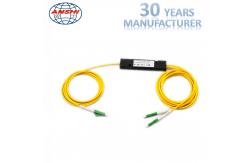 China Single Mode FTTH Distribution Box Optical Coupler 1x2 LC APC PLC Splitter FBT supplier