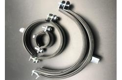 China Custom Galvanized Steel Quick Release EPDM Pipe Clamp supplier