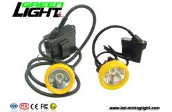 China Rechargeable 8000LUX 450mA ABS LED Miners Cap Lamp supplier