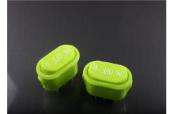 China Custom Green On Off On Rocker Switch Illuminated 10A 250VAC / 15A 125VAC supplier