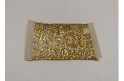 China Custom Sew In Labels Garment Damask Woven Labels Supreme Woven Fabric Labels supplier
