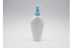 China 200ml White And Transparent Plastic Spray Lotion Bottle With Blue Pump supplier