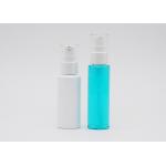 Travel Packing Plastic Clear PET Spray Bottles With White Fine Mist Sprayer Pump