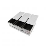                  Rk Bakeware Manufacturer China-3 Straps 900g Non-Stick Sandwich Toast Box/ Loaf Pan/Farmhouse Loaf Pan              for sale
