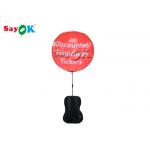 0.8m Inflatable Backpack Balloon LED Walking Advertising Ball For Advertising for sale