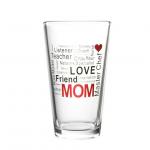 Wholesale High Quality Mother's Day Gist Glass 450ml Hypo Cup with Decal for sale