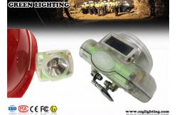 China 1W 6000Lux Light weight 140g Water Proof LED Mining Light With OLED Screen supplier