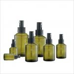 15-200ml Toner Cosmetic Lotion Pump Bottle Round Sidelind Shoulder for sale