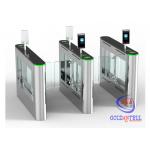 Face And Temperature Recognition QR Code Security Swing Barrier for sale