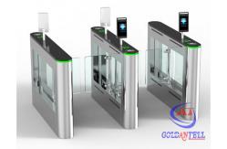 China Face And Temperature Recognition QR Code Security Swing Barrier supplier