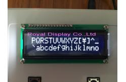 China ROYAL DISPLAY White 16x2 LCD Display LCD VA Panel For Gaming RYB1602A supplier