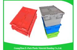 China Eco-friendly Stackable Heavy Duty Plastic Storage Containers With Attached Lids supplier