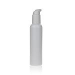 Semi Opaque White 120ml Opal Glass Bottle Lotion Pump Bottle for sale