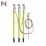 10KV - 500KV Grounding Lead Spiral Compaction Earth Wire Transmission Line for sale