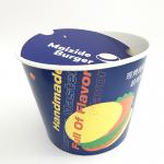 Custom Disposable Paper Buckets 170oz Single Wall 220mm Top Cup For Popcorn for sale