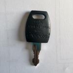 Plastic Key Cap Chrome plating  Black Metal Cabinet Locks