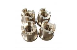 China ZCuSn10Zn2 Self-Lubricating Brass Nuts for Mechanical Marine Metallurgical and Mining Applications supplier