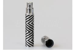 China Travel Portable Perfume Atomiser And Bottles With Glass Container 8ml Black supplier