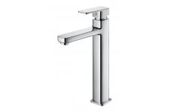 China Single Hole High Wash Basin Faucet Single Handle Vanity Faucet supplier