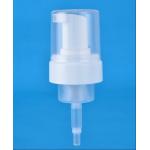 43mm Neck 43-410 Foam Pump With Clear Cap 0.8CC Output for sale