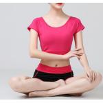 Summer short-sleeved yoga clothes suit female 2020 new modal fitness clothes ladies shorts yoga clothes two-piece suit for sale