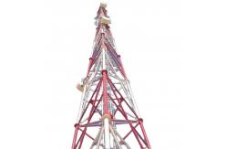 China 15m Microwave Transmission Tower , Triangular Telecommunication Tower supplier