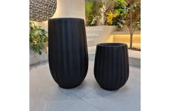China Upgrade Gardening Game With Our Stylish Fiber Clay Planter Collection supplier