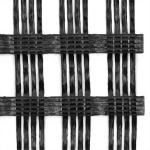 Pavement PVC Coated Polyester Netting Geogrid For Slope Protection And Road Construction