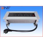 Desktop Manual Conference Table Socket Standard Grounding For Office Furniture for sale