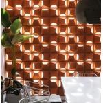 Hotel Exterior Clinker Ceramic Wall Bricks Decorative Terracotta Screen Breeze Blocks for sale