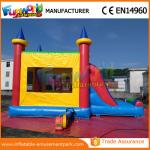 PVC Commercial Inflatable Bounce Slide / Inflatable Castle Combo Units for sale