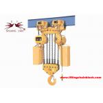 15T / 33000lb Electric Chain Hoist With Beam Trolley for sale