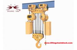 China 15T / 33000lb Electric Chain Hoist With Beam Trolley supplier