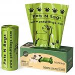 SGS MSDS PLA Compostable Biodegradable Poop Bags for sale