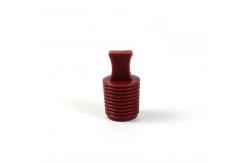 China                    Colorful Soft Silicone Thread Plug Stopper              supplier