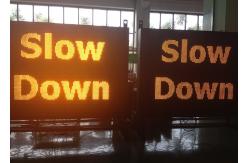 China Waterproof  IP65 Traffic Information Board P12 Electronic Highway Sign supplier