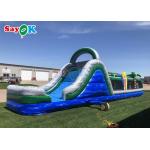 48ft Interactive Inflatable Obstacle Course Funny Bouncy House Inftable For Party Events